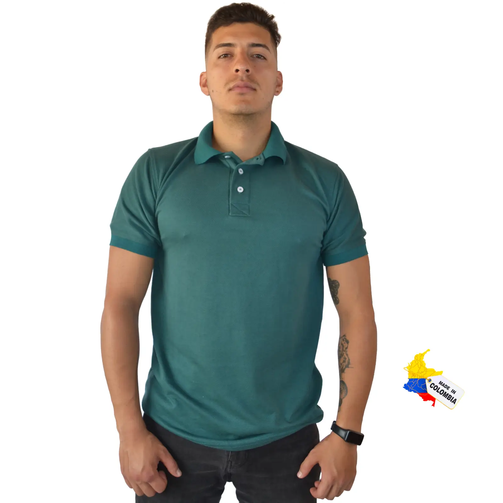 Camisa tipo polo 100% algodón. 